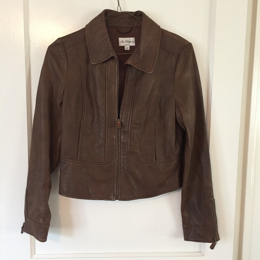 Alice Temperley for Target Brown Leather Jacket